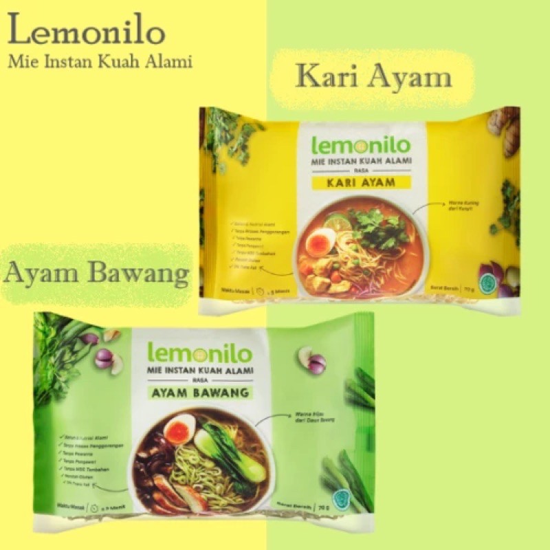 LEMONILO Mie Instant Halal Sehat Aneka Rasa