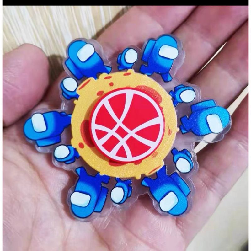 MAINAN VIRAL FIDGET SPINER 3D KARTUN SPINER 3 DIMENSI SPINNER 3D