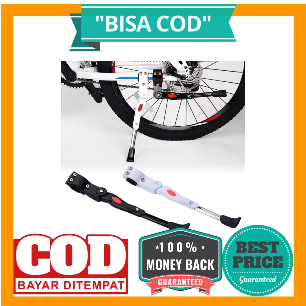 BISA COD ZACRO Standar Parkir Samping Sepeda MTB Road Bicycle 34.5-40cm - Z50 - Black