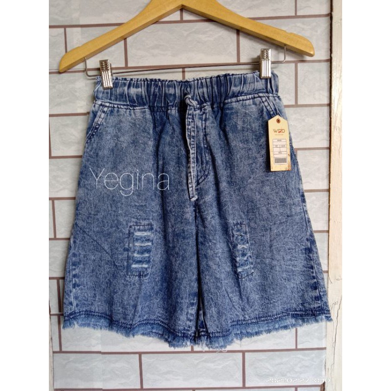 Hotpants snow jeans wanita bb 35-65kg/celana pendek wanita rawis /ripped jeans pendek wanita dewasa