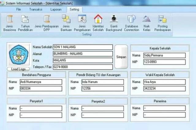 Software spp akademik sekolah pondok pesantren madrasah