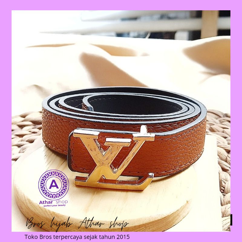 Athar shop belt ikat pinggang wanita gesper kulit ban pinggang PU leather