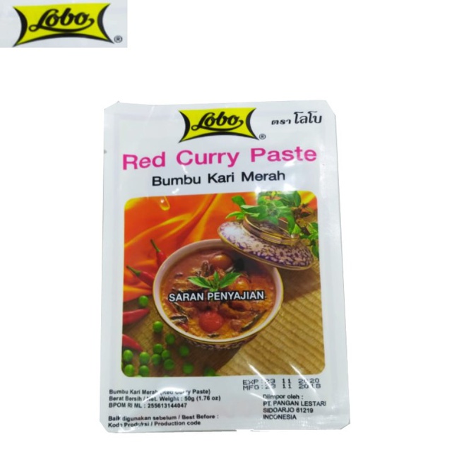 

Lobo Red Curry Paste 50 gr