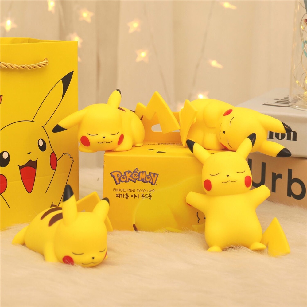 Lampu Malam Led Bentuk Pikachu Untuk Dekorasi Kamar Tidur / Ruang Tamu