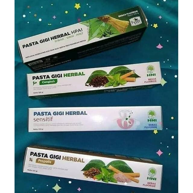 Pasta Gigi Herbal ( Siwak, Cengkeh, Propolis, Sensitif) HPAI