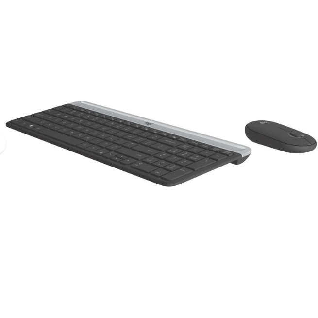 Logitech MK470 Slim Combo Keyboard &amp; Mouse Wireless - Graphite