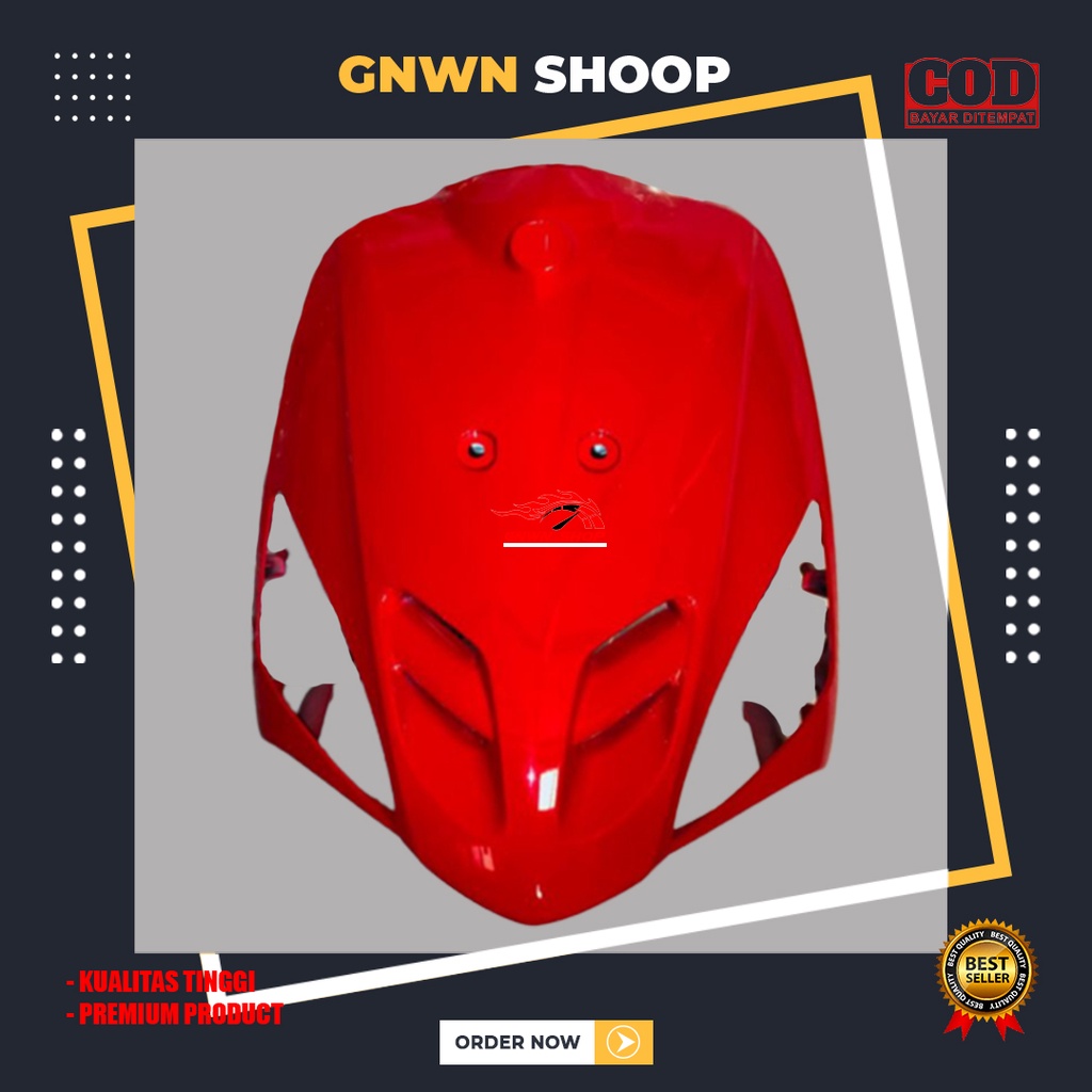 PANEL DEPAN MIO SPORTY MIO LAMA TAMENG COVER BODI DEPAN MIO SPORTY MIO LAMA WARNA MERAH