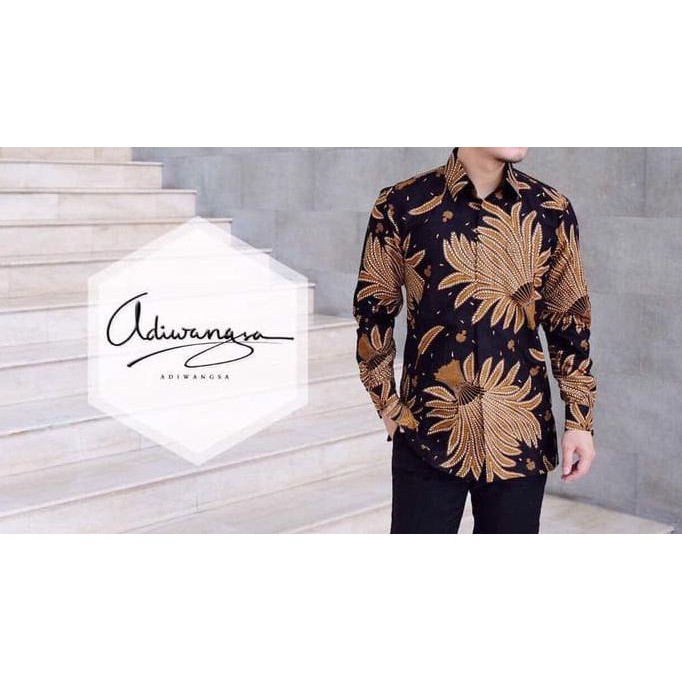 NEW PRODUCT Model Baju Kemeja Batik Modern Pria Slim Fit 064 AP290