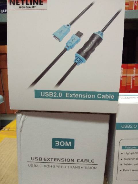 Netline Kabel USB Extension 30Meter Aktif USB2.0