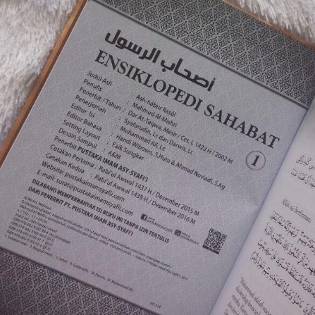 Ensiklopedi Sahabat 1 Set 3 Jilid Original  - Biografi 104 Sahabat Nabi - Pustaka Imam Asy Syafii-1