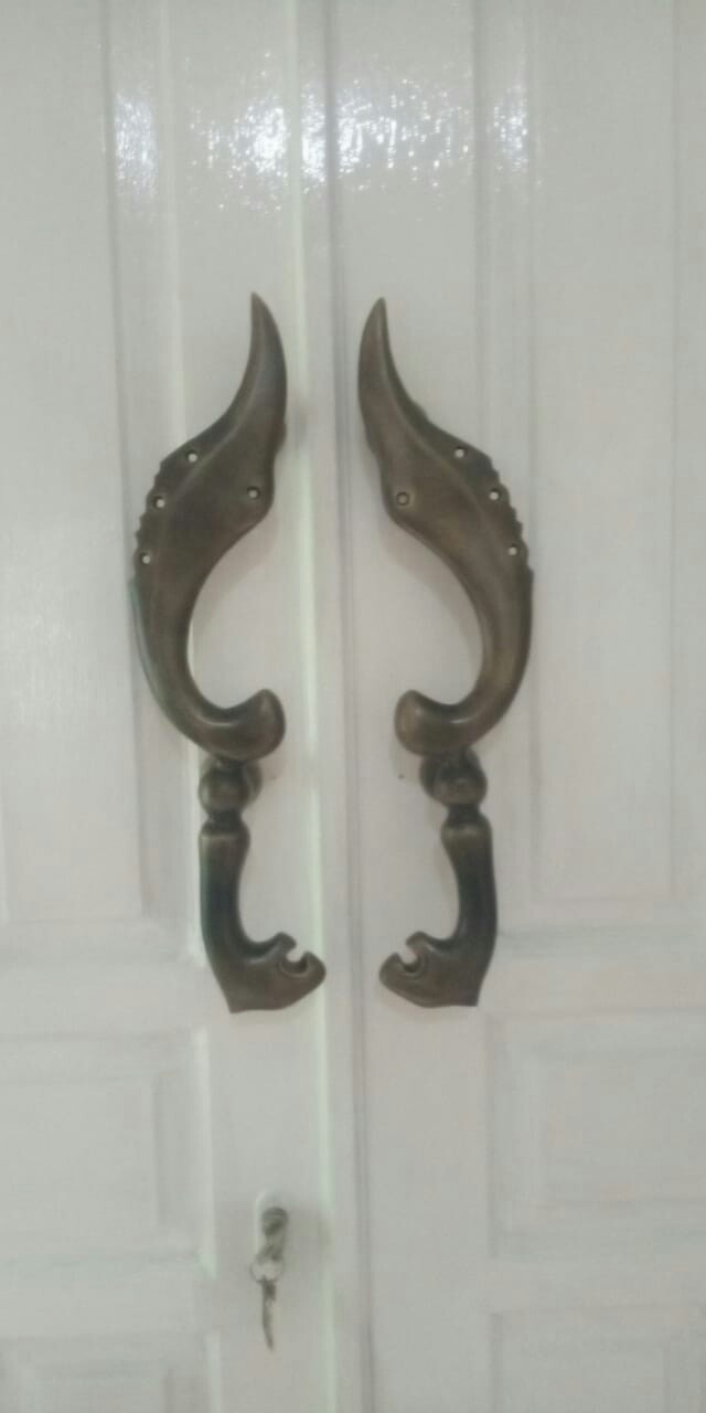 Ter Murah....!!! Handel Pintu Rumah Model Kujang Panjang 50cm
