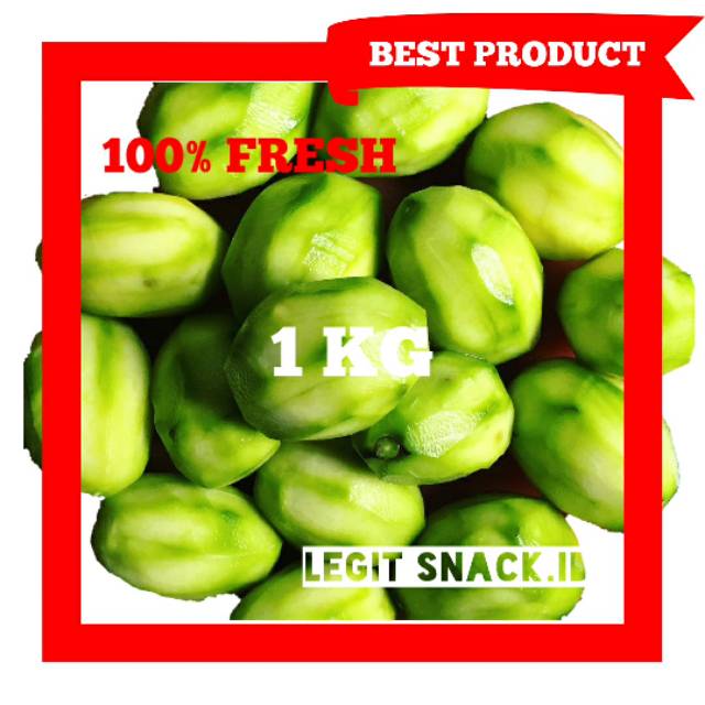 

1Kg Buah Kedondong Basah Segar / Manisan Buah Kedondong Mini Asem Manis