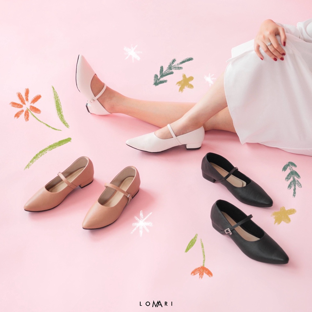 NA-BI SERIES LOMARI - Sepatu Heels Wanita