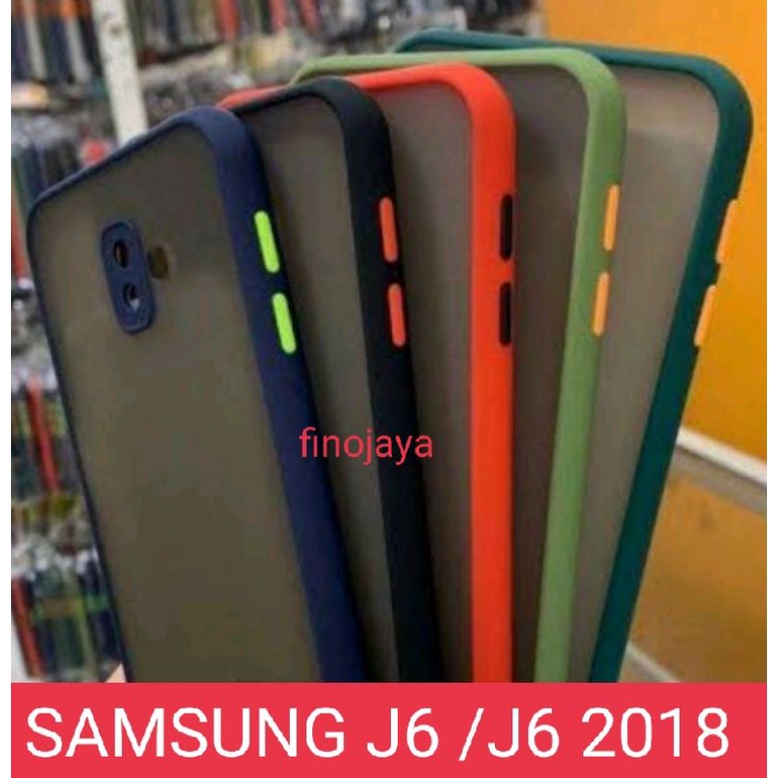 Case Aero My choice Samsung J6 2018 Silikon Dove Pelindung Camera