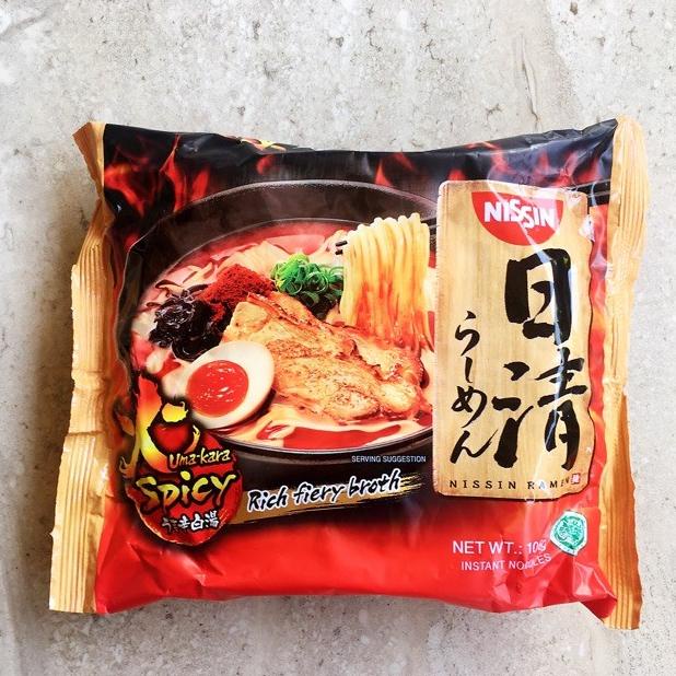 

:>:>:>:>] Nissin Ramen Uma-Kara Spicy 106GR. HALAL