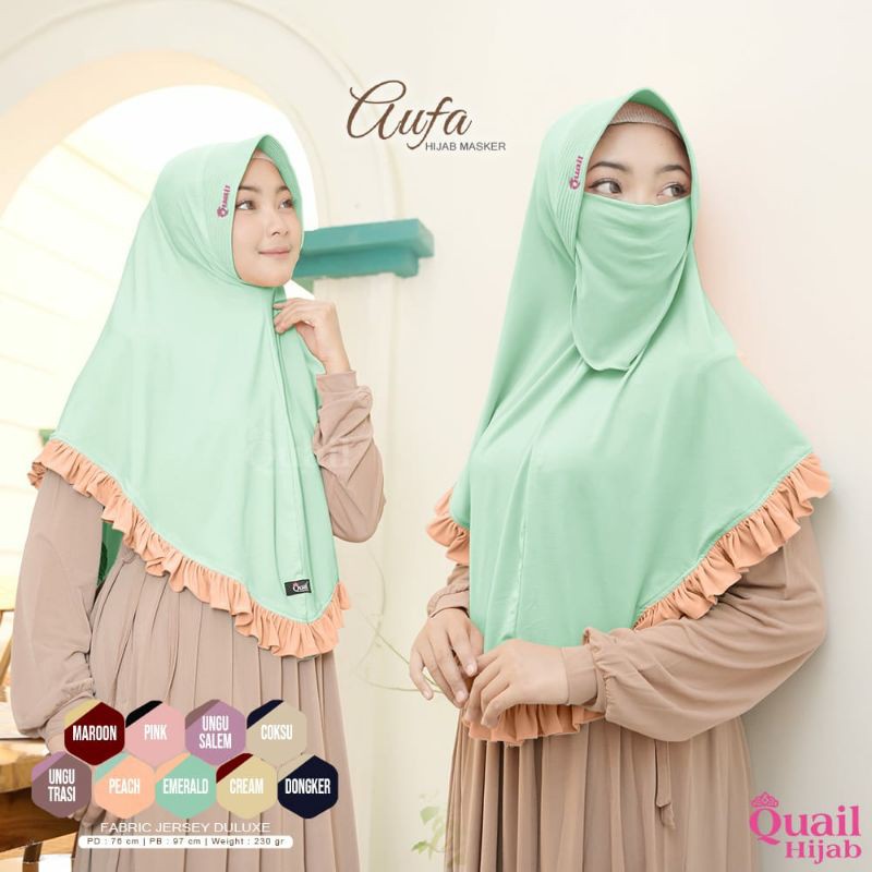AUFA HIJAB MASKER/KHIMAR MASKER