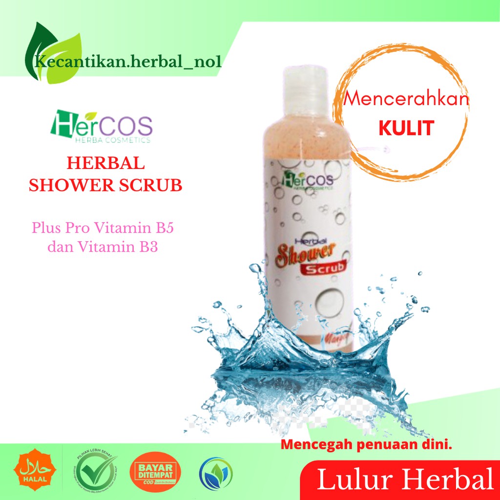 Lulur Badan Pemutih HERCOS ORIGINAL