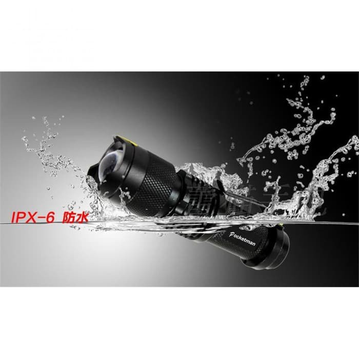 Senter LED MINI 2000 Lumens ( Waterproof )