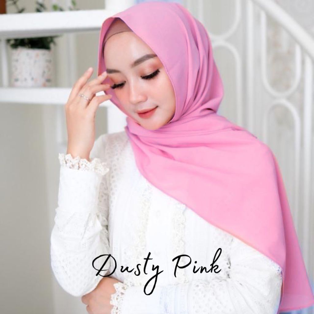 [COD] JILBAB PASHMINA SABYAN / DIAMOND STRECH / BAYAR DITEMPAT / HIJAB PASHMINA / KERUDUNG NYAMAN-Sabyan Dusty pink