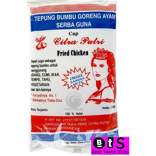 

Tepung Bumbu Citra Putri Serbaguna 250gr / Tepung Putr