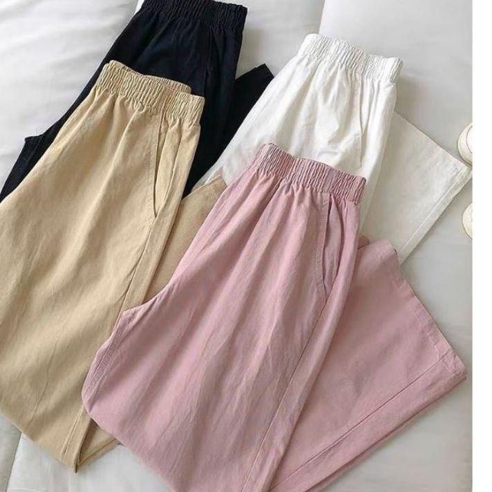 Paling Disukai.. KULOT LINEN MERY SAKU BELAKANG FUUL KOLOR