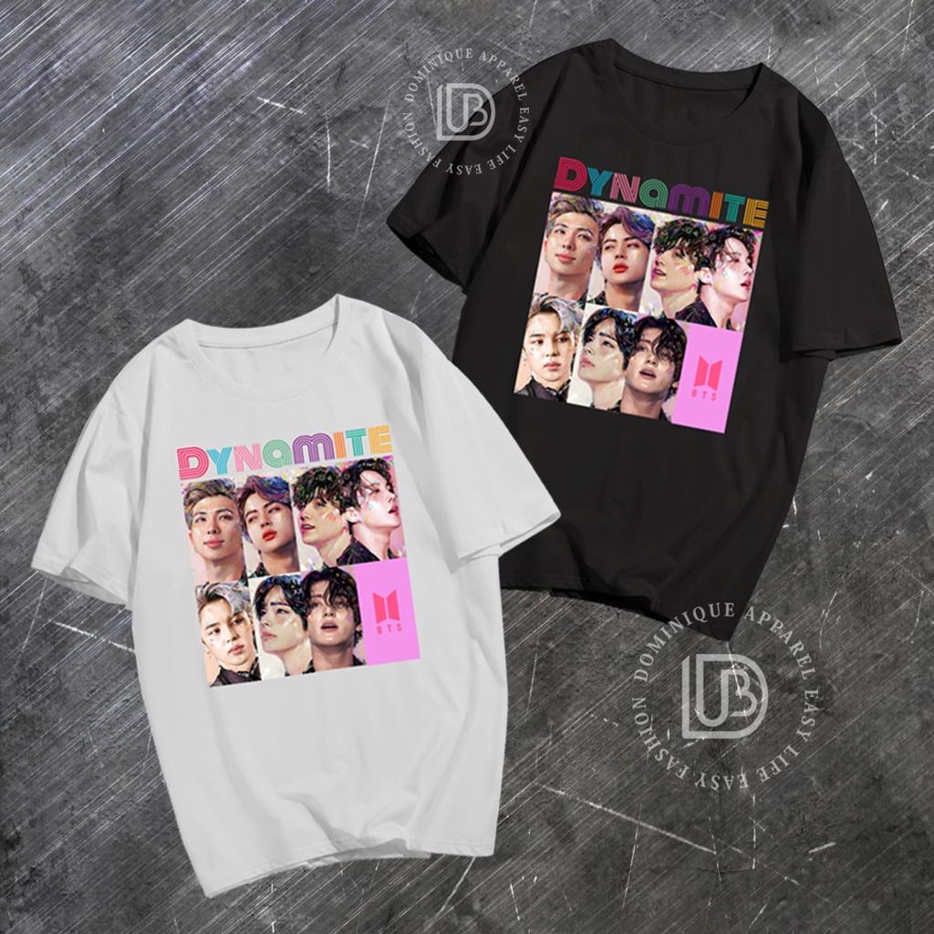 KAOS OVERSIZE BTS DYNAMITE KIM TAEHYUNG PRIA DAN WANITA