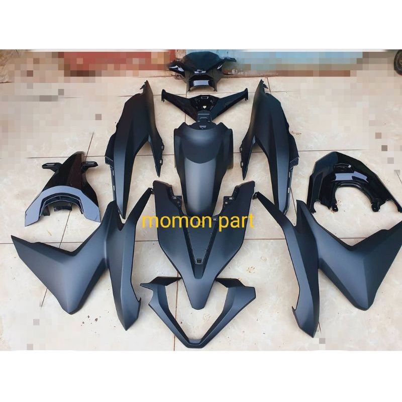paket full bodi body alus vario new 125 150 2019 2020 biru doff dop cover body vario led new