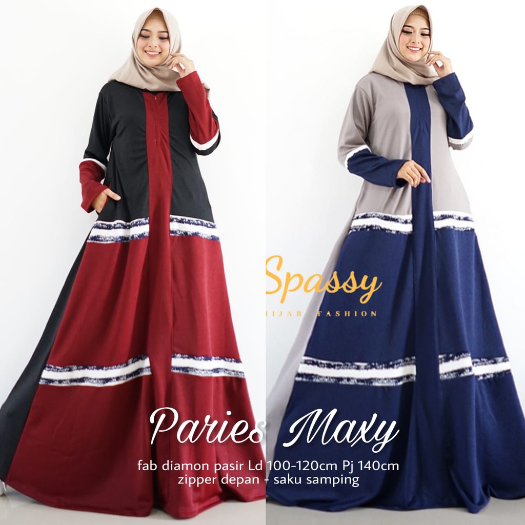 Paries Maxi Dress By Spassy | Suplier Hijab Solo | Grosir