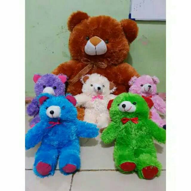 Boneka teddy bear XL beranak 5.