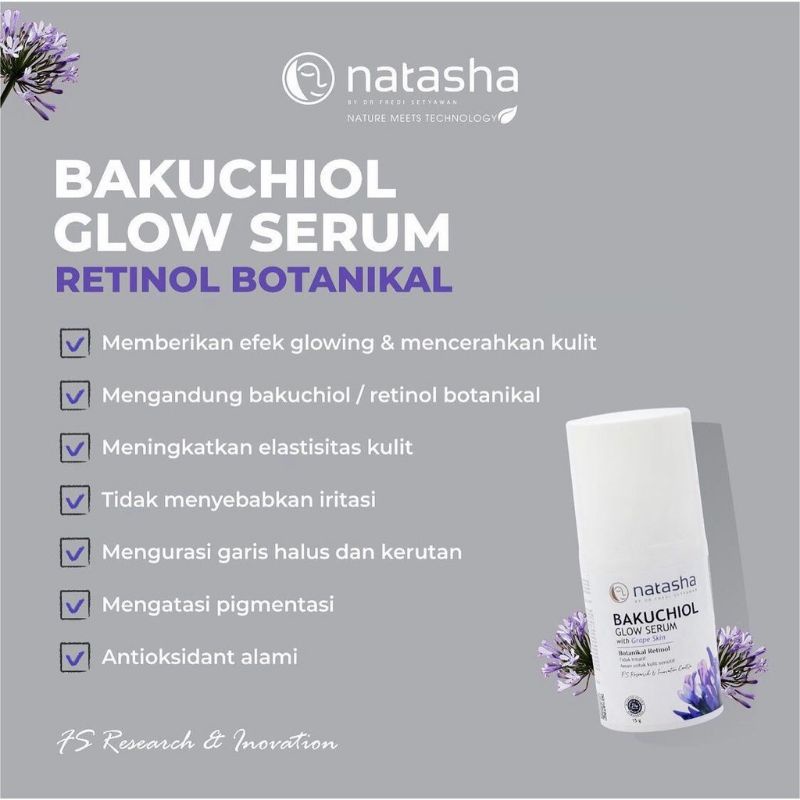 BAKUCHIOL GLOW SERUM natasha skincare