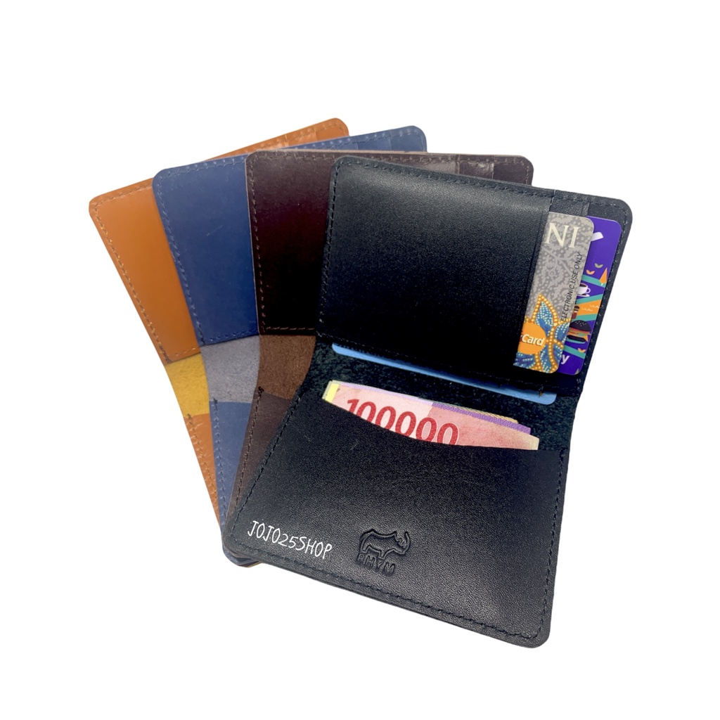 DOMPET KARTU LIPAT / CARD HOLDER KULIT ASLI PRIA WANITA RHYM 79