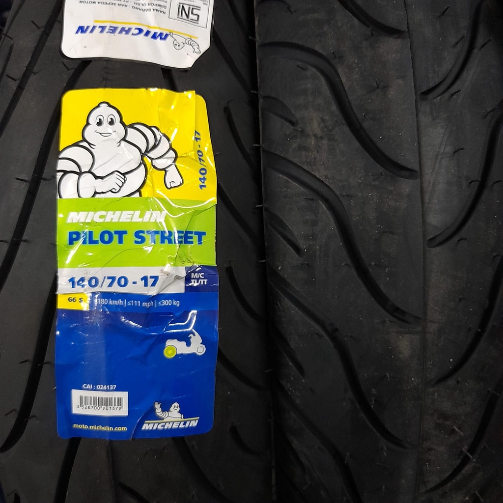 Ban motor Sport Michelin Pilot Street 140 70 17 Tubeless