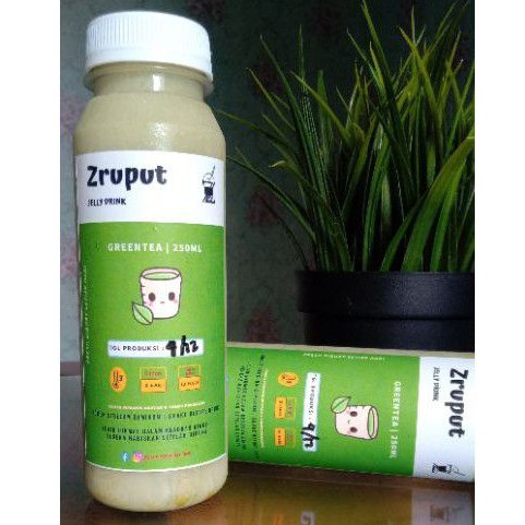 

Minuman Jelly Drink - Zruput Jelly Drink Greentea