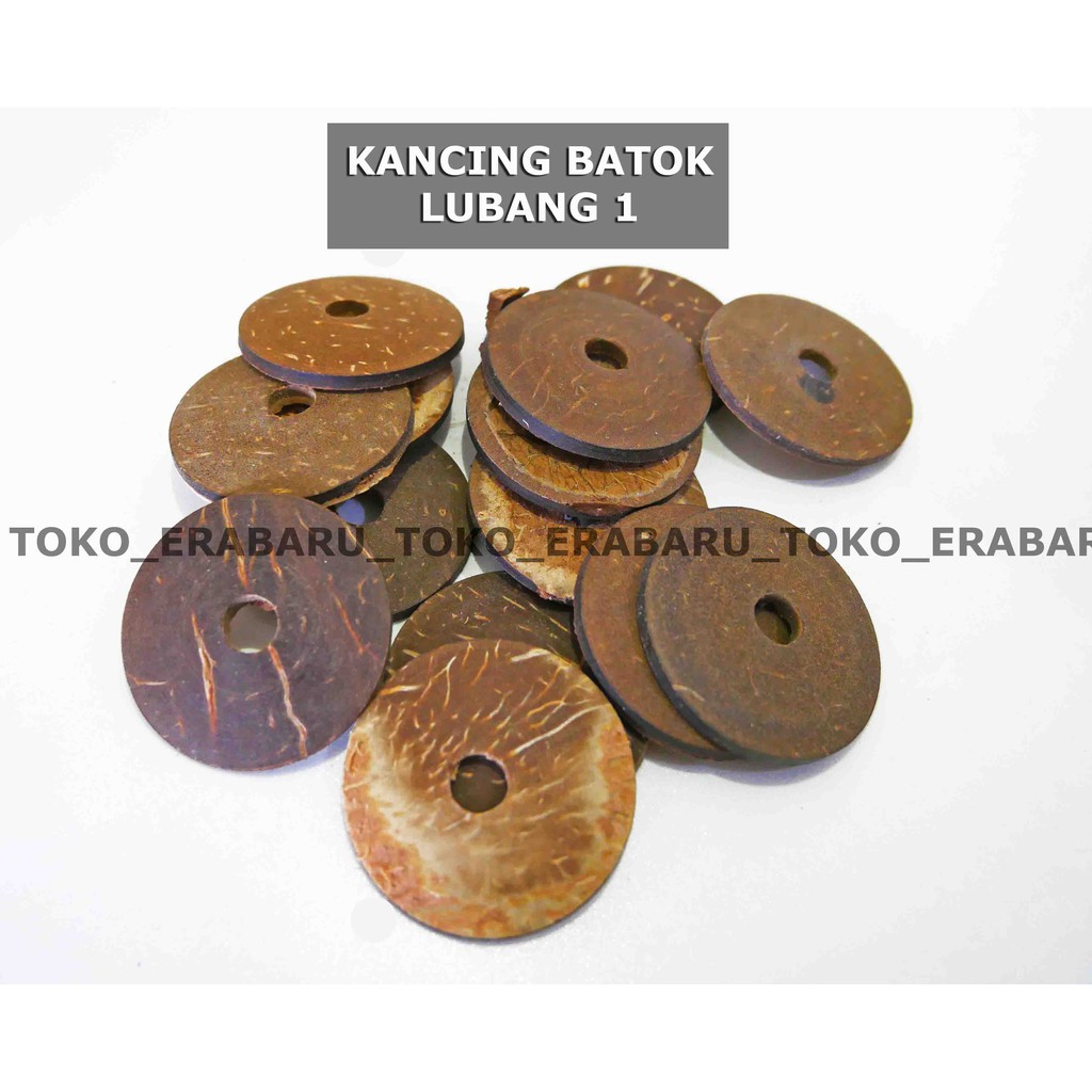 KANCING BATOK LUBANG SATU UKURAN  1,5CM, 2CM, DAN 3CM isi 100pcs