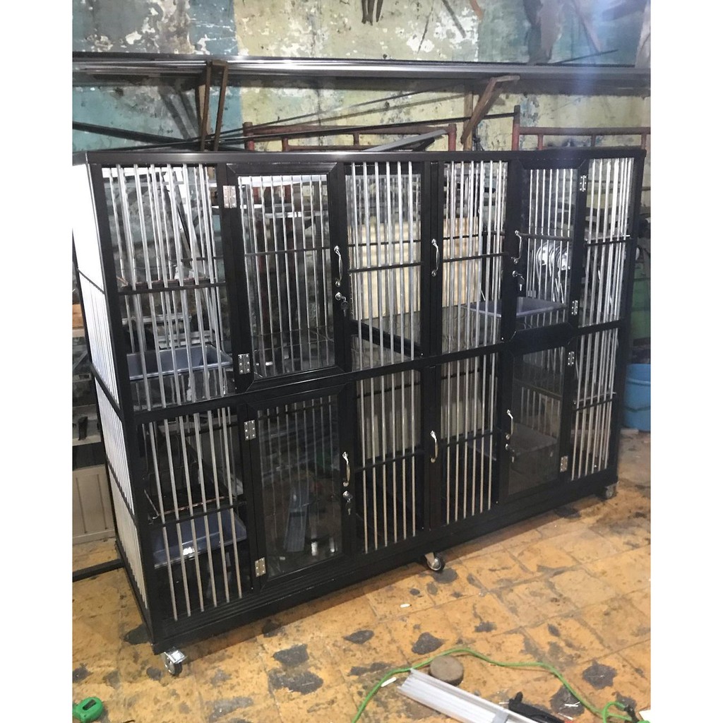KANDANG KUCING ALUMUNIUM 4 KAMAR