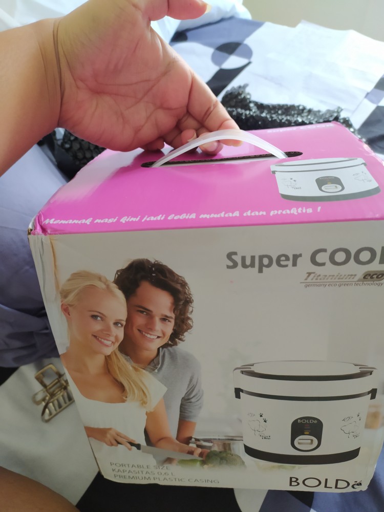 Super Cook Rice Cooker Titanium 3 In 1 Bolde - Original