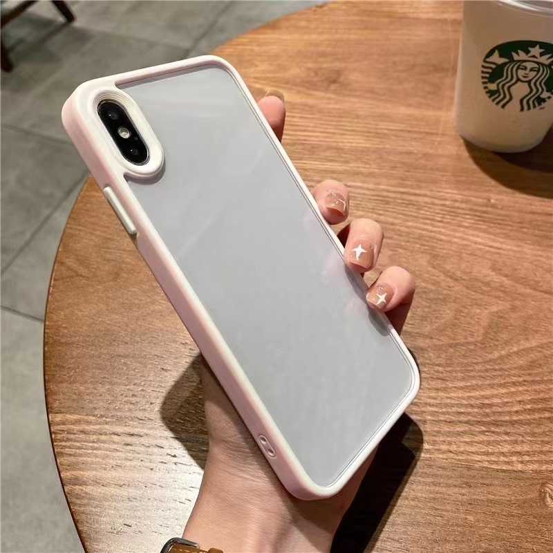 Hard case Transparan shockproof anti Jatuh cover iPhone 7Plus 8Plus X XS MAX XR