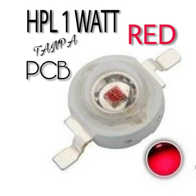 [DSP-9054] HPL LED 1 WATT ALL COLOR AQUASCAPE RED 625nM