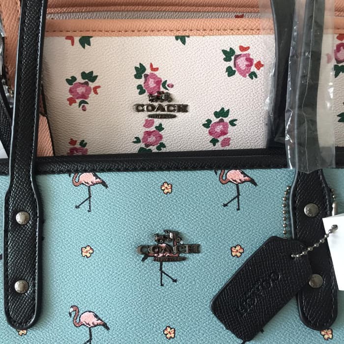 YUK BELI TAS COACH TOTE ZIPPER 2 MOTIF SEMPREM KEKINIAN