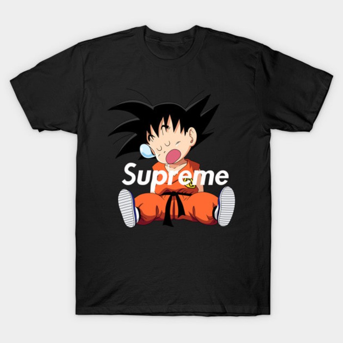 Kaos Tshirt Baju Combed 30S Distro Supreme Goku LV Louis Vuitton