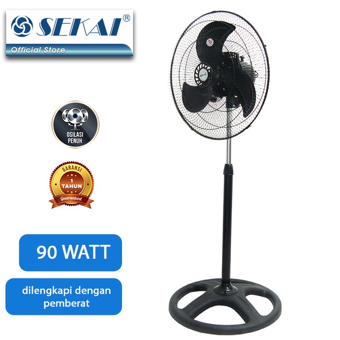 SEKAI Metal Stand Fan SFN1808 Kipas Angin 18 Inch SFN 1808