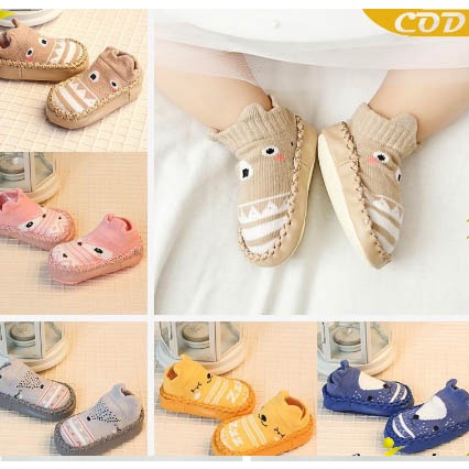 Sepatu Anak Bayi - Baby Prewalker Shoes Socks Anti Slip Kaos Kaki Anak Bayi usia 0-12 bulan