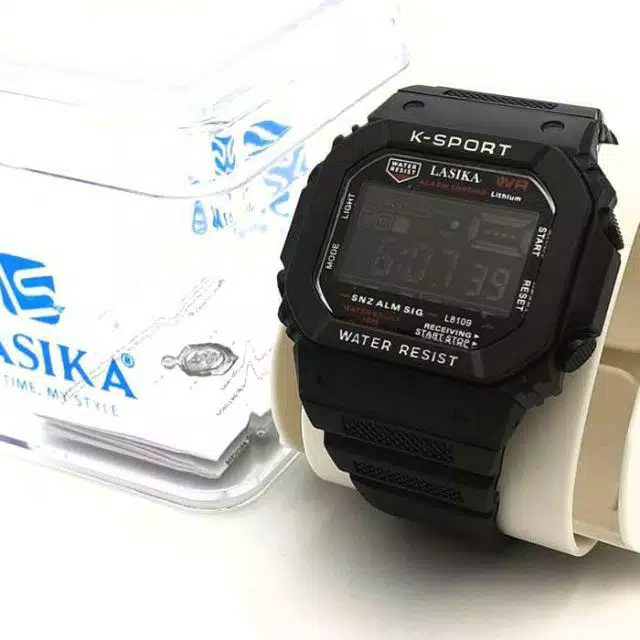 Jam Tangan Pria Sporty Digital Anti Air Lasika Original LSK 8109