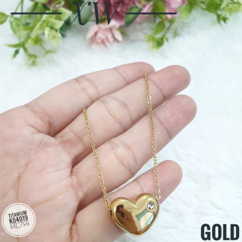 Kalung Titanium Love K04019