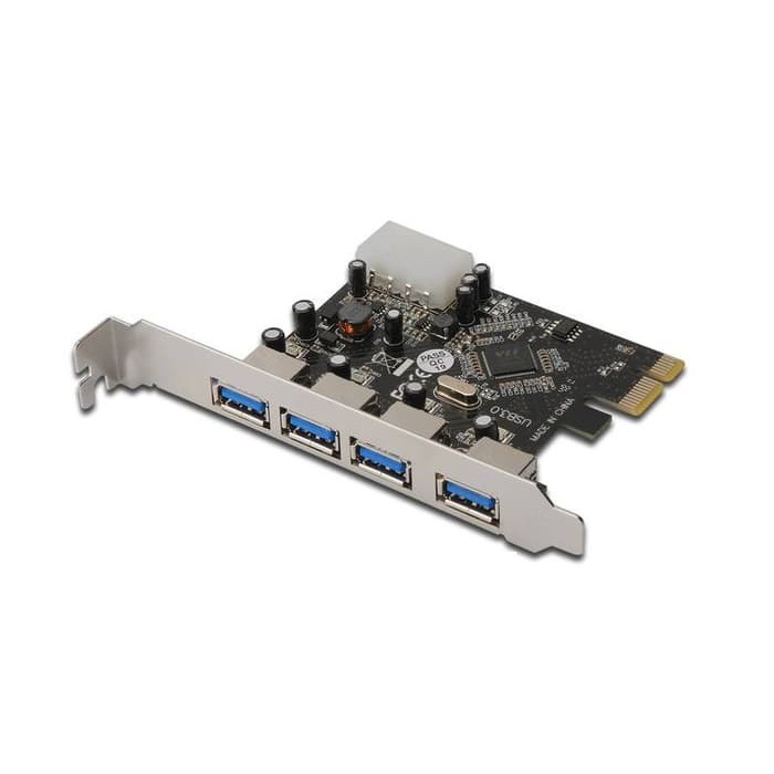 Accessories Netline PCI Express To USB 3.0 - 4 Port