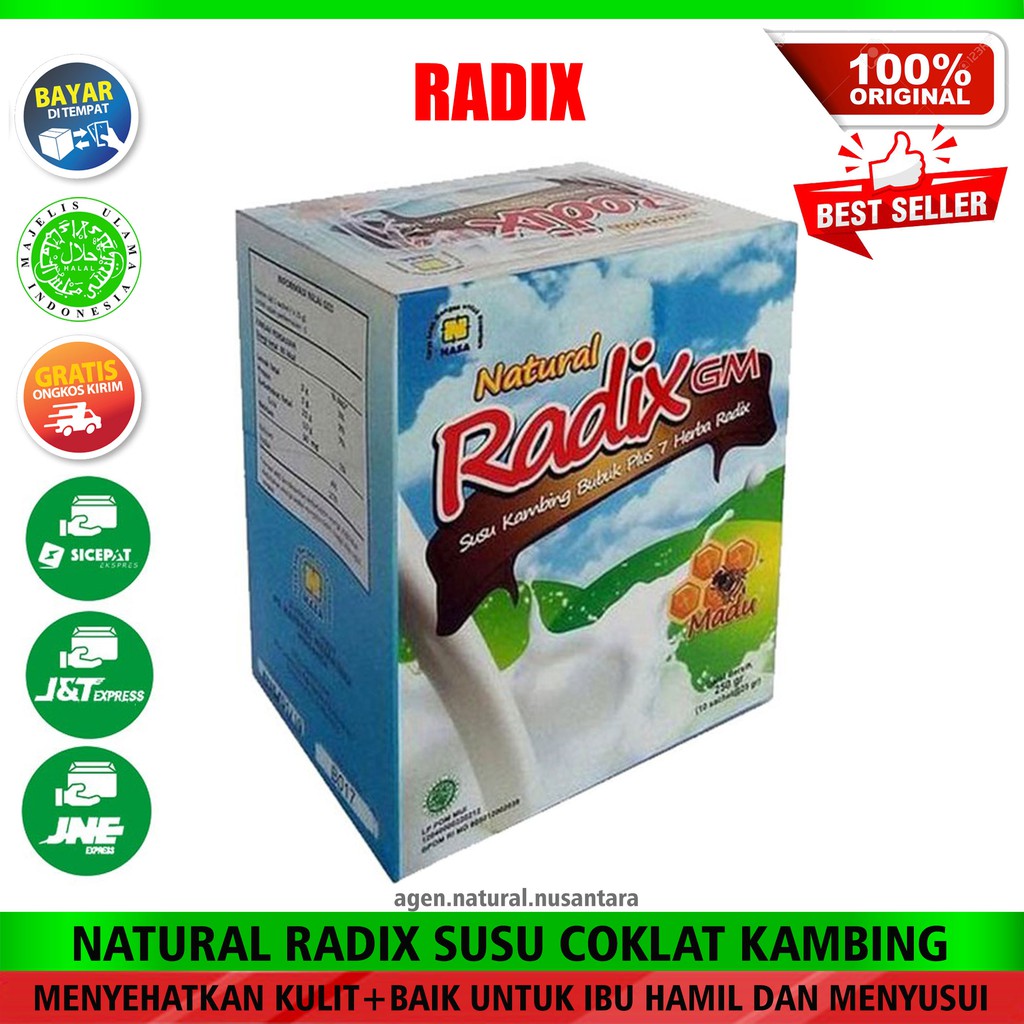 

SUSU RADIK - MEMBANTU MENGURANGI ALERGI - MENETRALKAN ASAM LAMBUNG - PENYAKIT FILEK - ASAM -