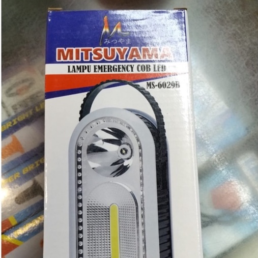 Lampu Emergency Mitsuyama MS-6029B 1+21 Smd Cahaya Terang Batrai Awet