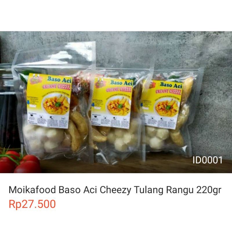 

moikafood Baso Aci Keju Cheezy 220gr