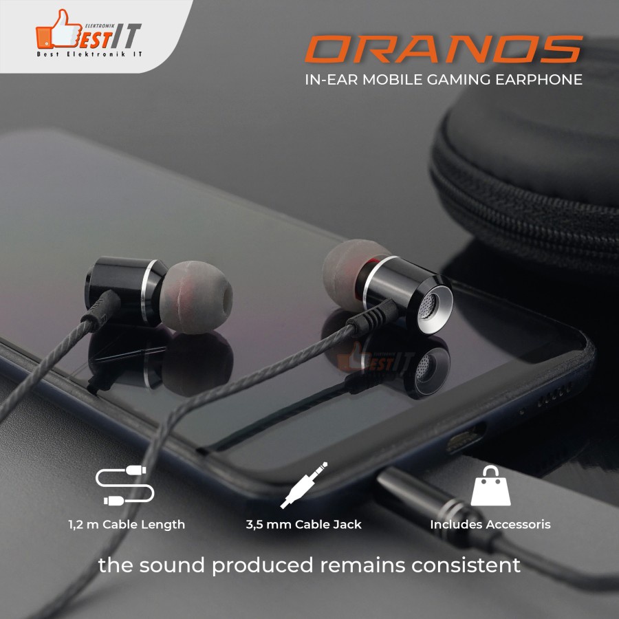 NYK NEMESIS EG-02 ORANOS Gaming Earphone/ Gaming Headset