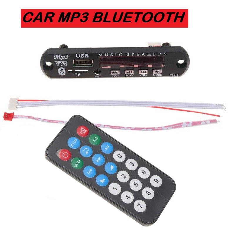 Tape Audio Mobil MP3 Player Bluetooth Wireless Receiver 12V - JSD-565 - Black